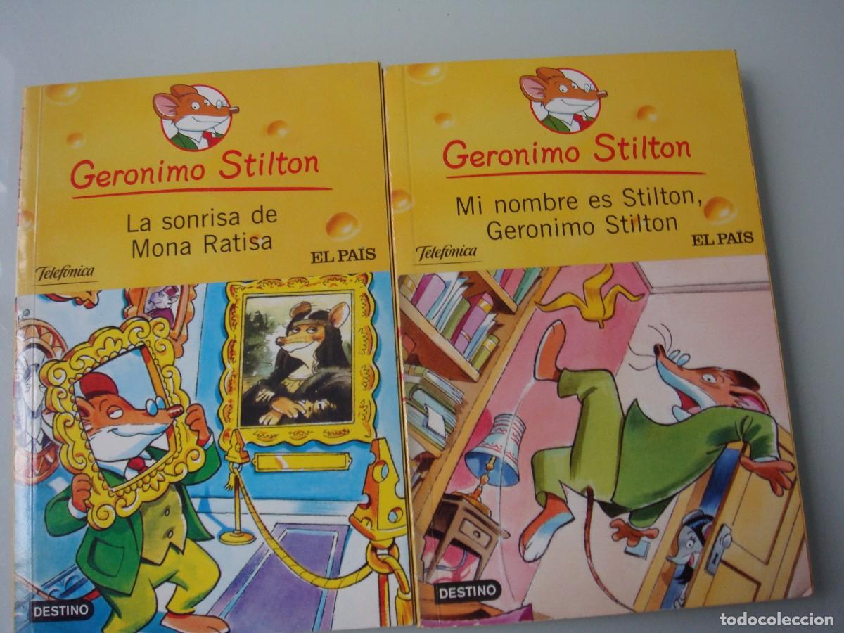 Libros de segunda mano: GERONIMO STILTON 2 VOL&Uacute;MENES - Foto 1