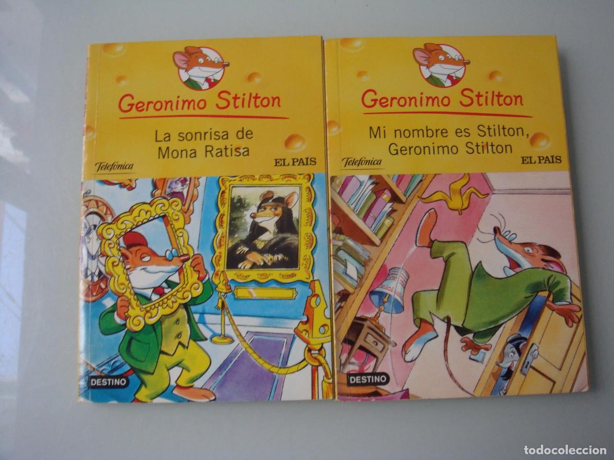Libros de segunda mano: GERONIMO STILTON 2 VOL&Uacute;MENES - Foto 1
