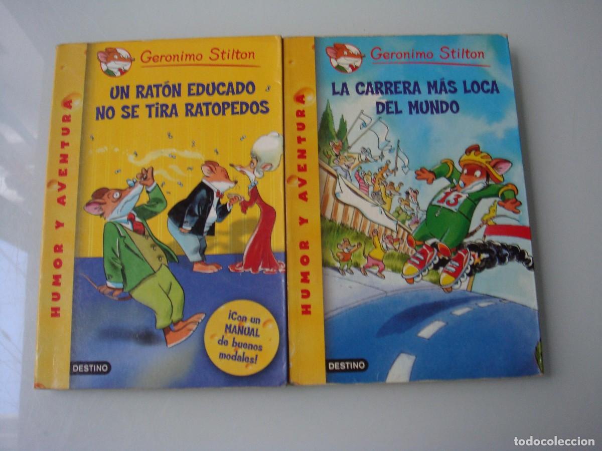 Libros de segunda mano: GERONIMO STILTON 2 VOL&Uacute;MENES - Foto 1