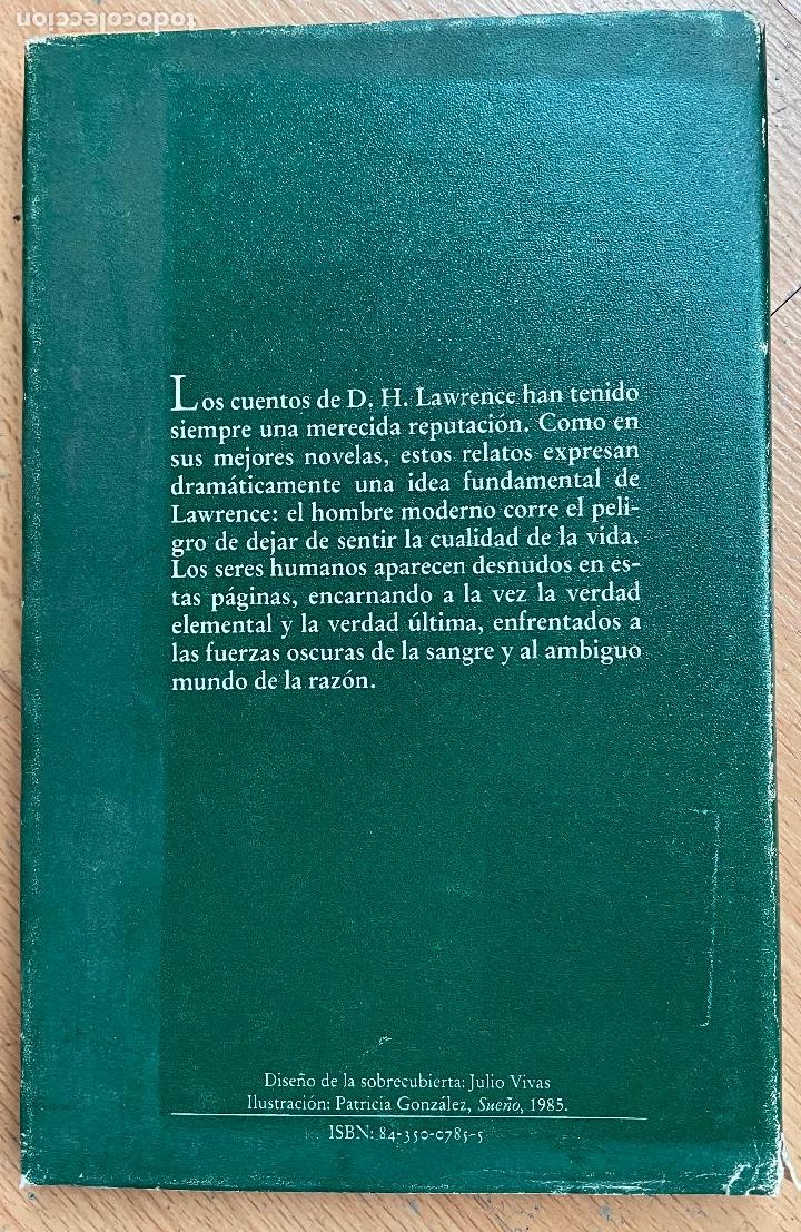Libros de segunda mano: LA MUJER QUE SE FUE A CABALLO, DH Lawrence - Foto 2