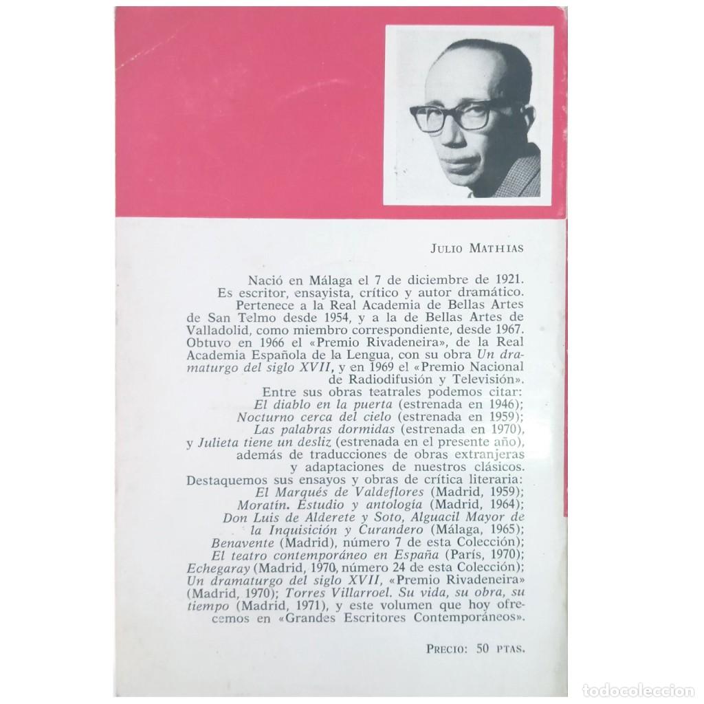 Libros de segunda mano: ALFONSO PASO. Mathias, Julio - Foto 2