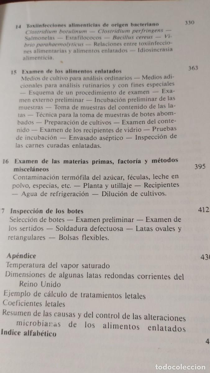 Libros de segunda mano: Conservas alimenticias. A. C. Hersom E. D. Hulland. Ed. Acribia &uacute;nico en TC. - Foto 4