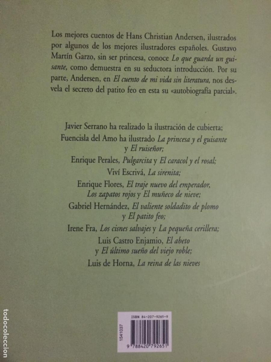 Libros de segunda mano: CUENTOS DE ANDERSEN. EDITORIAL ANAYA - Foto 11