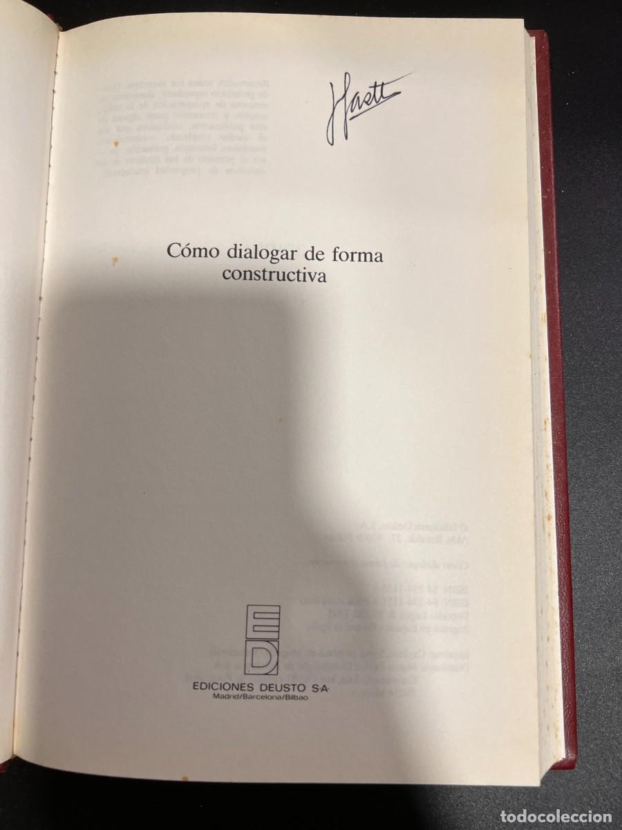 Libros de segunda mano: C&Oacute;MO DIALOGAR DE FORMA CONSTRUCTIVA. EDICIONES DEUSTO. BARCELONA, 1993. PAGS: 154 - Foto 3