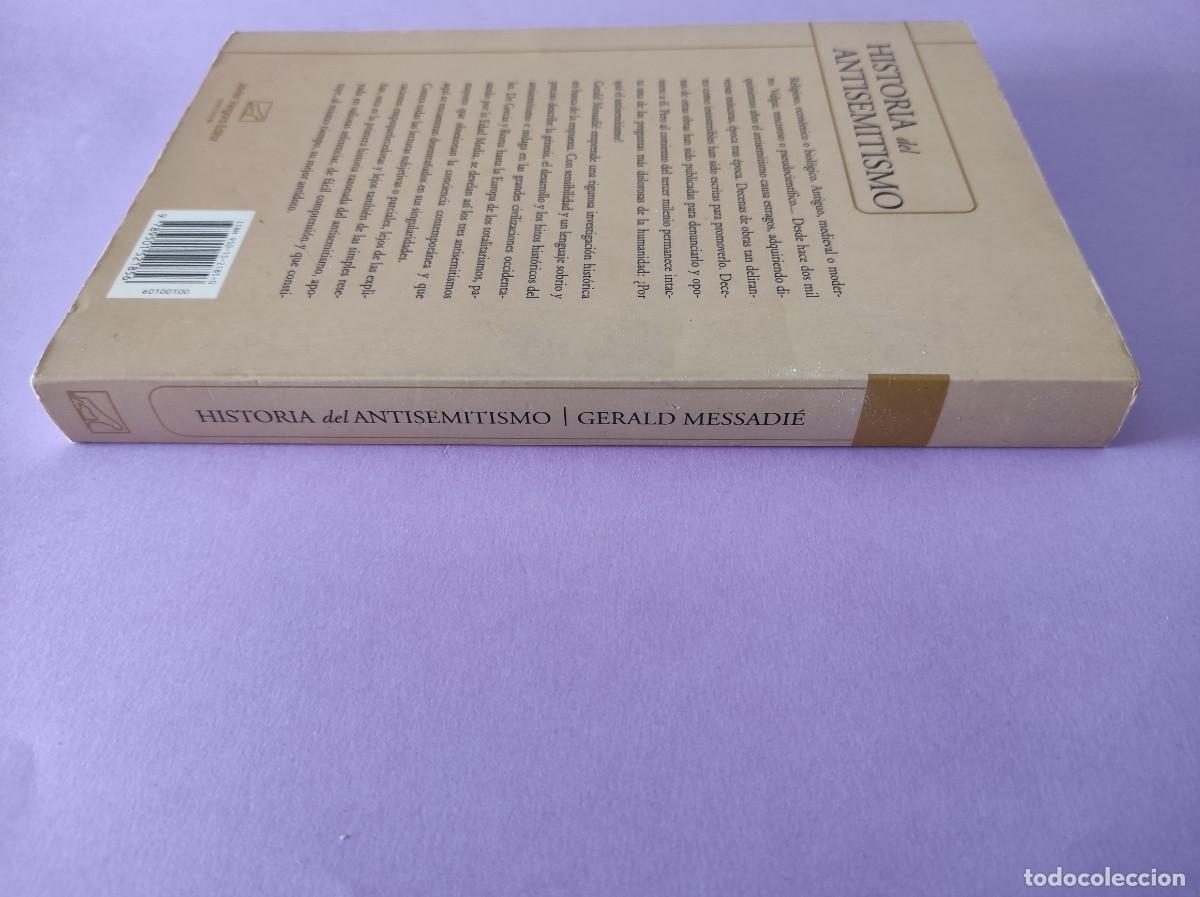 Libros de segunda mano: HISTORIA DEL ANTISEMITISMO - Gerald Messadi&eacute; - Foto 2