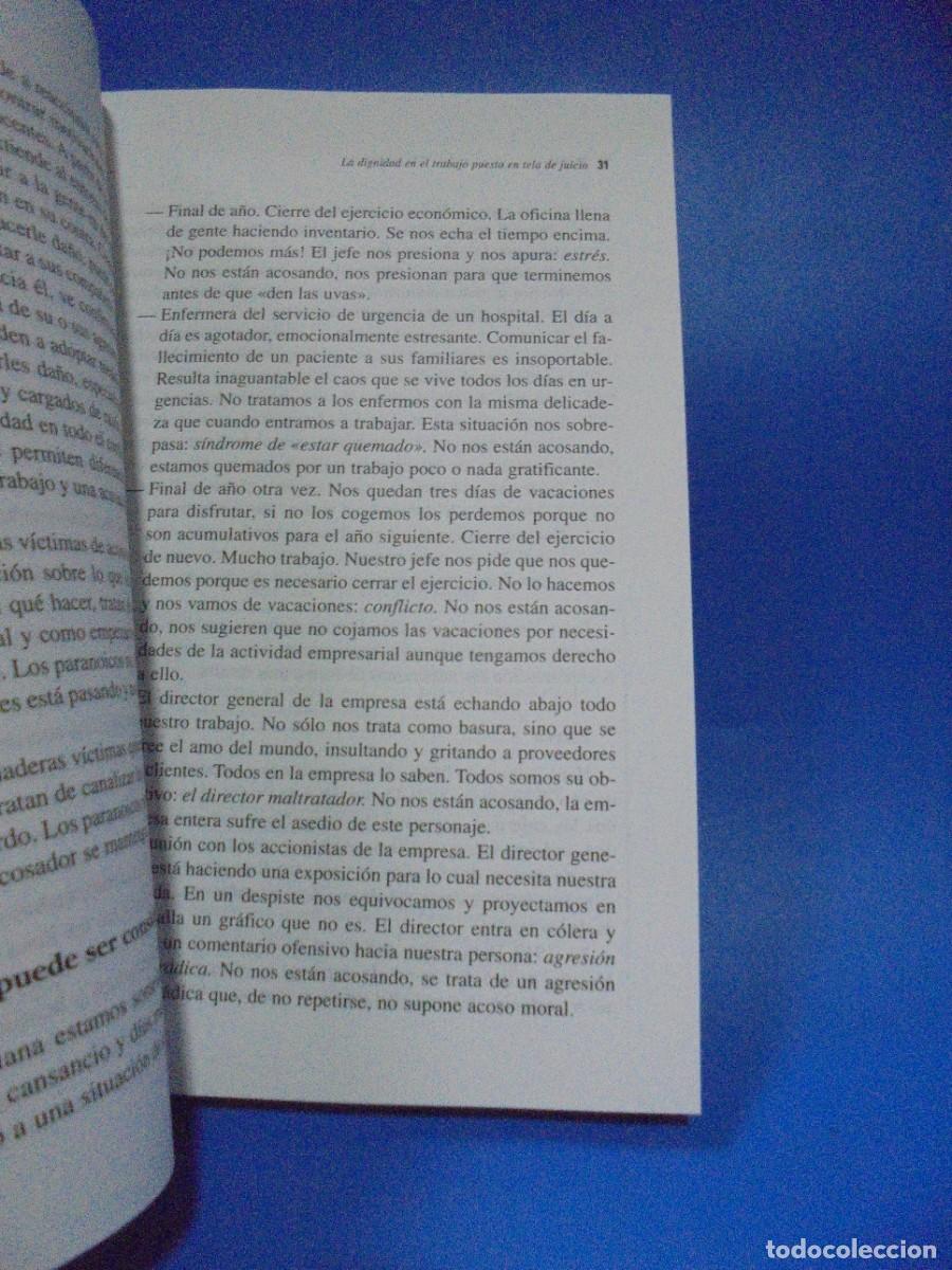 Libros de segunda mano: MOBBING. COMO PREVENIR IDENTIFICAR Y SOLUCIONAR. LOPEZ CABARCOS. 2003. PAGS : 233. - Foto 3