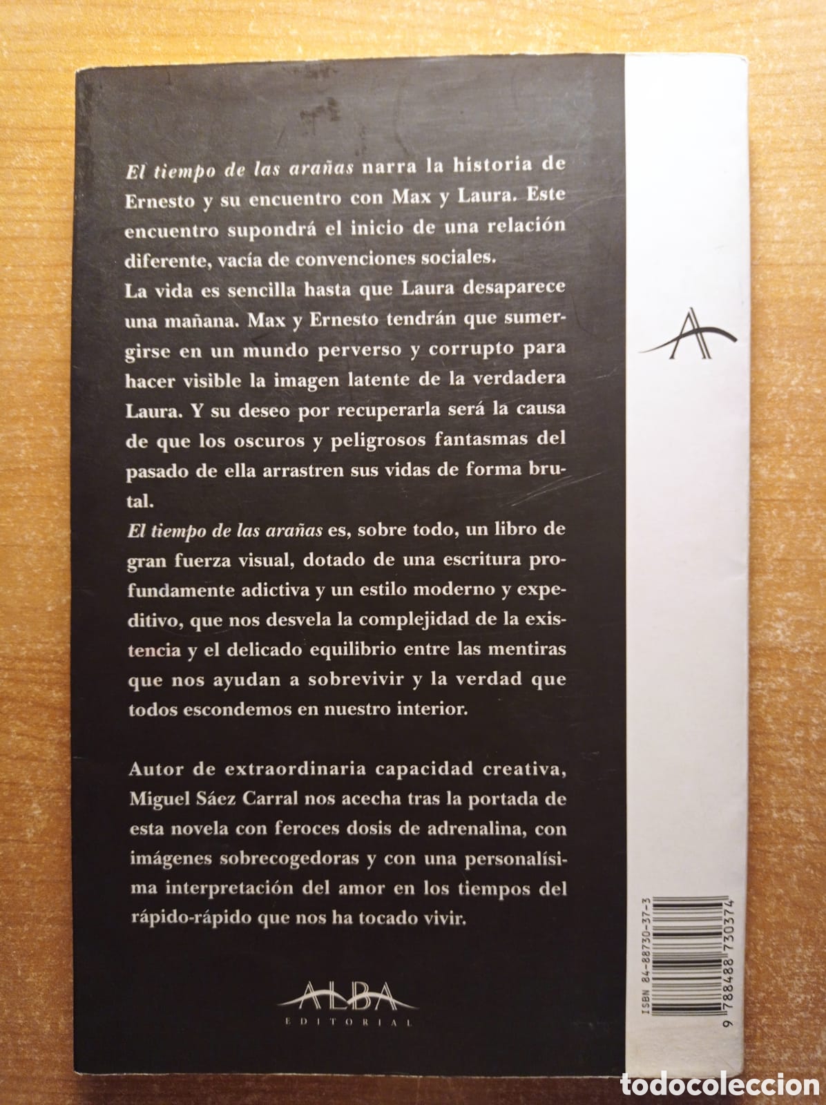 Libros de segunda mano: El tiempo de las ara&ntilde;as, Miguel S&aacute;ez Carral - Foto 2