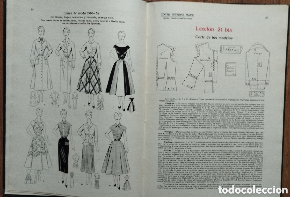 Libros de segunda mano: Curso Sistema marti MODISTERIA 1953/54 - Foto 3