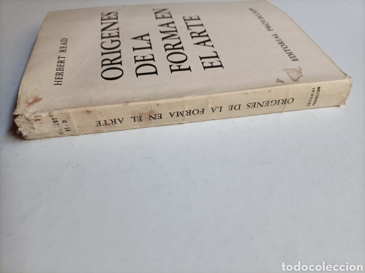 Libros de segunda mano: Or&iacute;genes de la forma en el arte Herbert Read editorial proyecci&oacute;n.. pensamiento arte - Foto 3