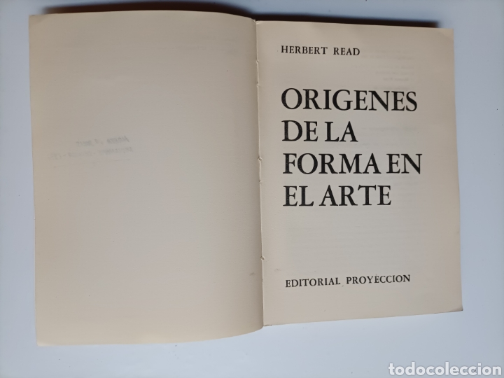 Libros de segunda mano: Or&iacute;genes de la forma en el arte Herbert Read editorial proyecci&oacute;n.. pensamiento arte - Foto 10