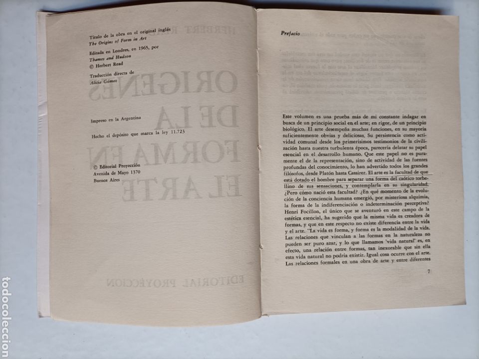 Libros de segunda mano: Or&iacute;genes de la forma en el arte Herbert Read editorial proyecci&oacute;n.. pensamiento arte - Foto 13