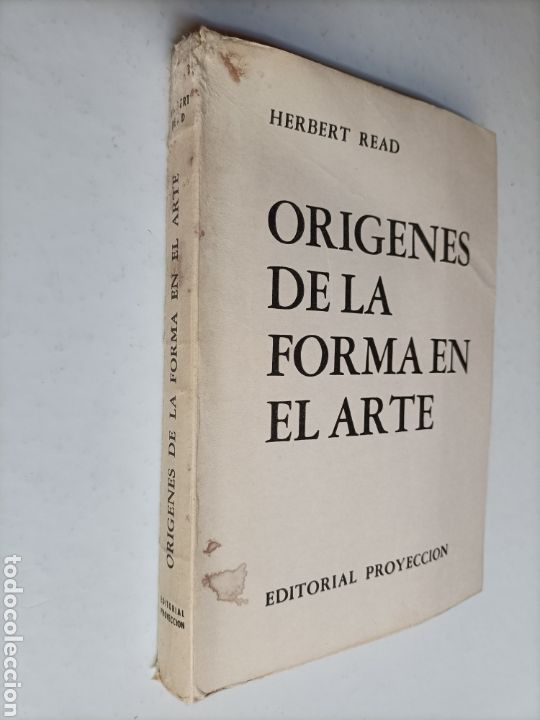 Libros de segunda mano: Or&iacute;genes de la forma en el arte Herbert Read editorial proyecci&oacute;n.. pensamiento arte - Foto 1