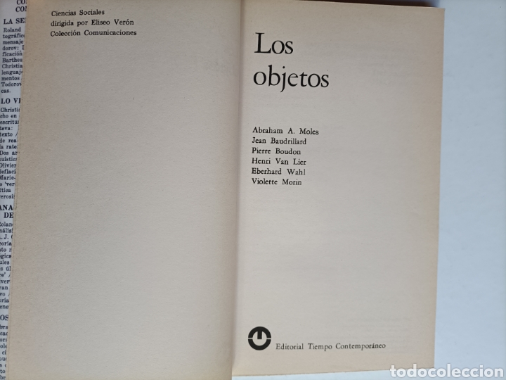 Libros de segunda mano: Comunicaciones. Los objetos. Abraham A. Moles - Foto 7
