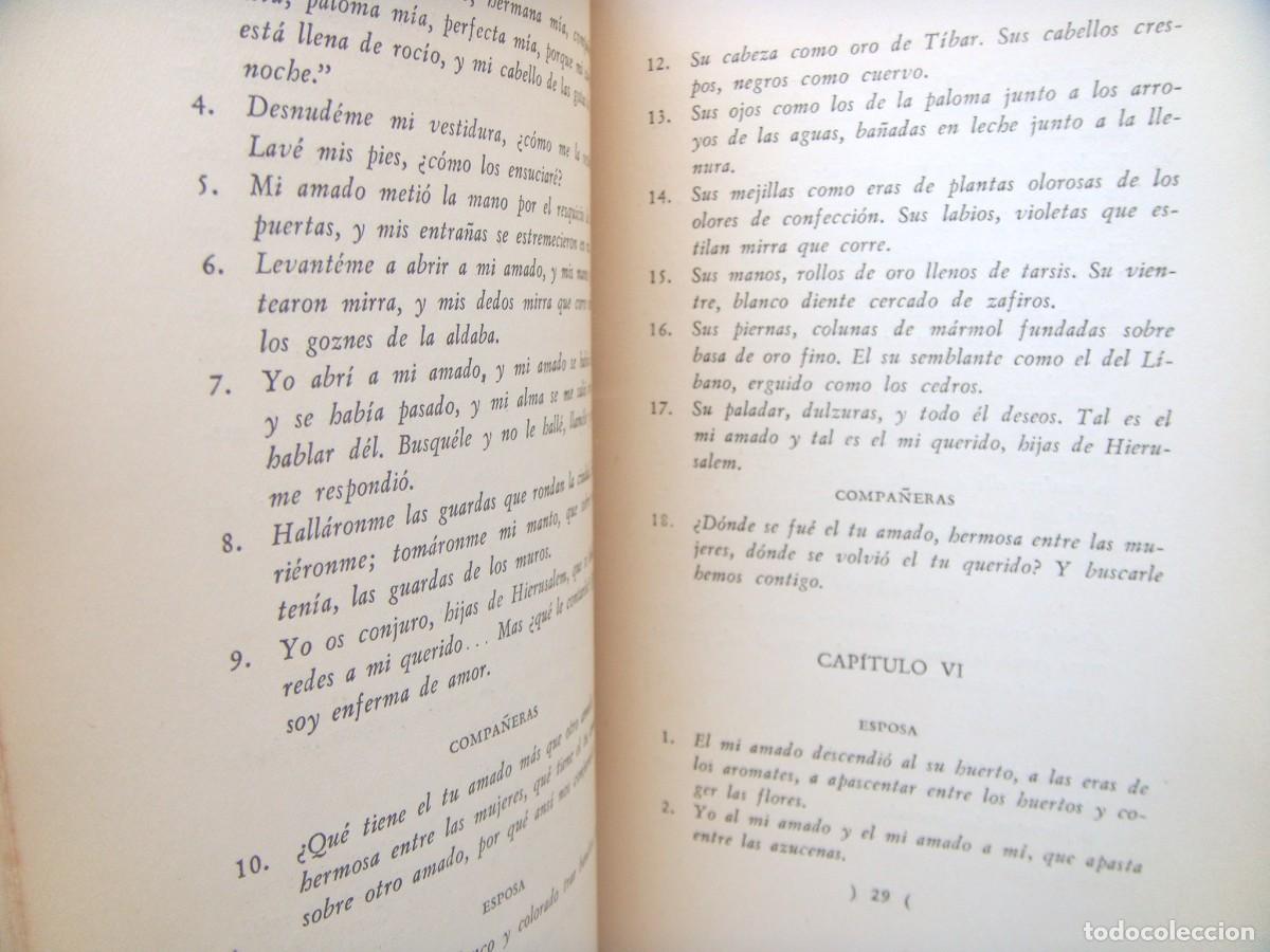 Libros de segunda mano: Fray Luis de Le&oacute;n: CANTAR DE CANTARES. Jorge Guill&eacute;n - Foto 4