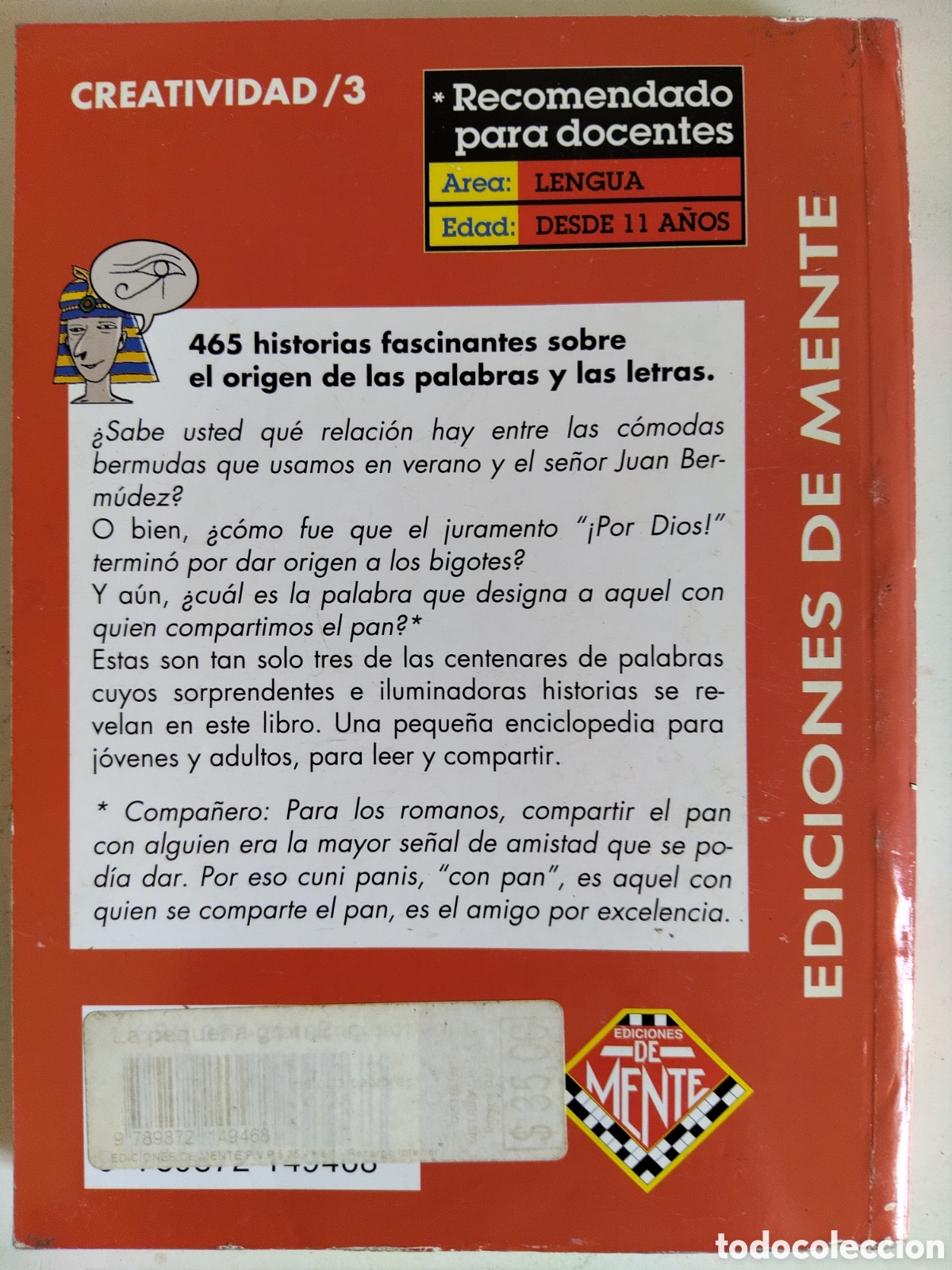 Libros de segunda mano: EL ORIGEN DE LAS PALABRAS - EDICIONES DE MENTE - DANIEL SAMOILOVICH - ARGENTINA - 2005 - Foto 2