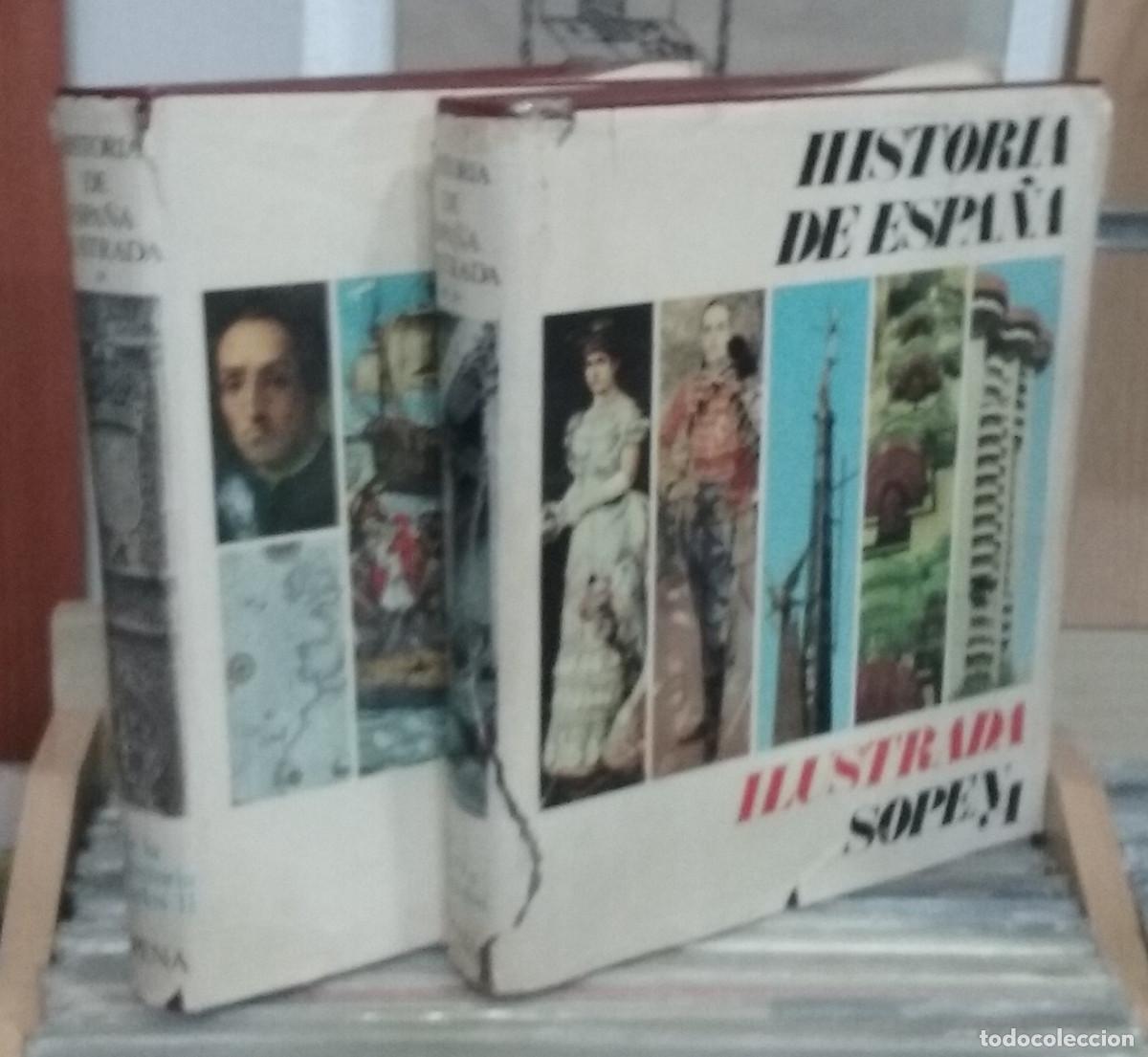 Libros de segunda mano: Historia de Espa&ntilde;a ilustrada Sopena, 2 tomos - Foto 1