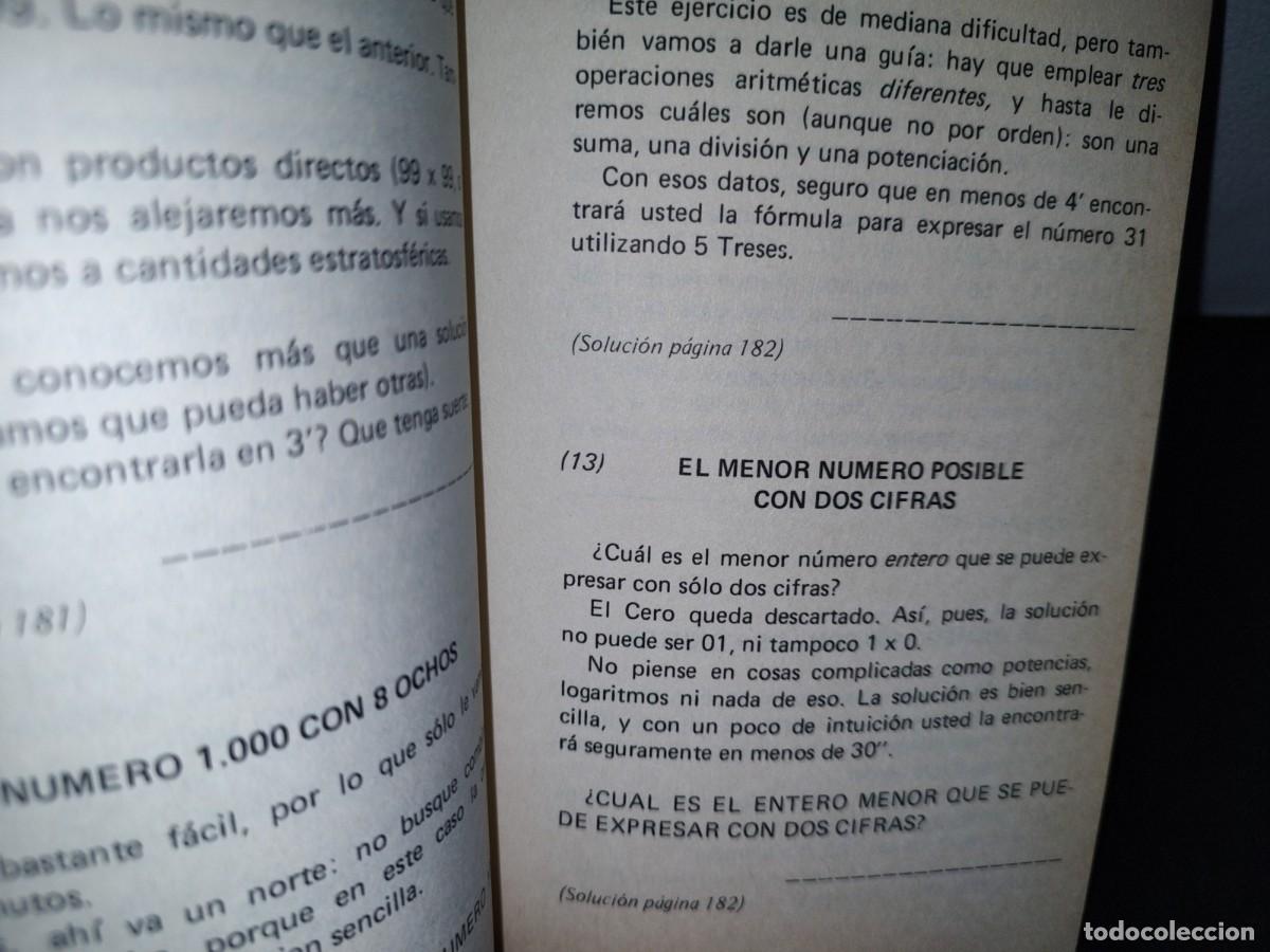 Libros de segunda mano: 46- JUEGOS MENTALES - ANTONIO LAMAR - Foto 6