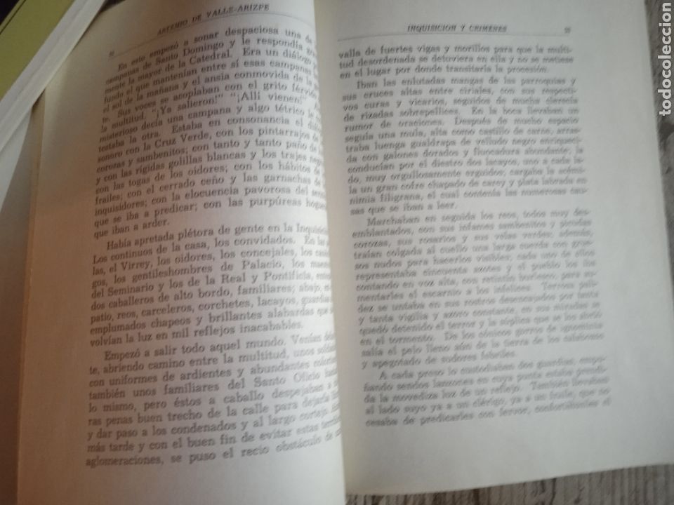 Libros de segunda mano: Inquisici&oacute;n y Cr&iacute;menes. Artemio de Valle-Arizpe. - Foto 7