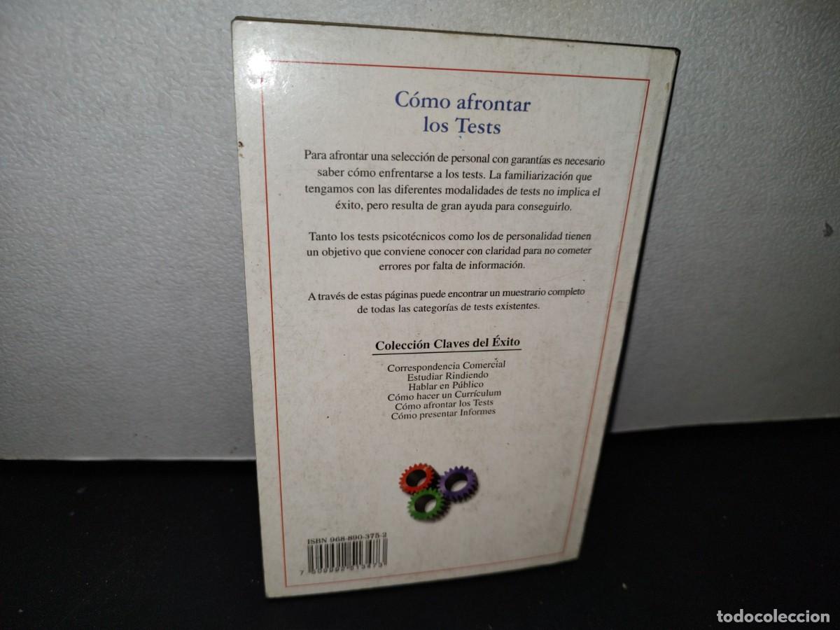 Libros de segunda mano: 46- C&Oacute;MO AFRONTAR LOS TESTS - ANA SEBASTI&Aacute;N MALDONADO - Foto 3