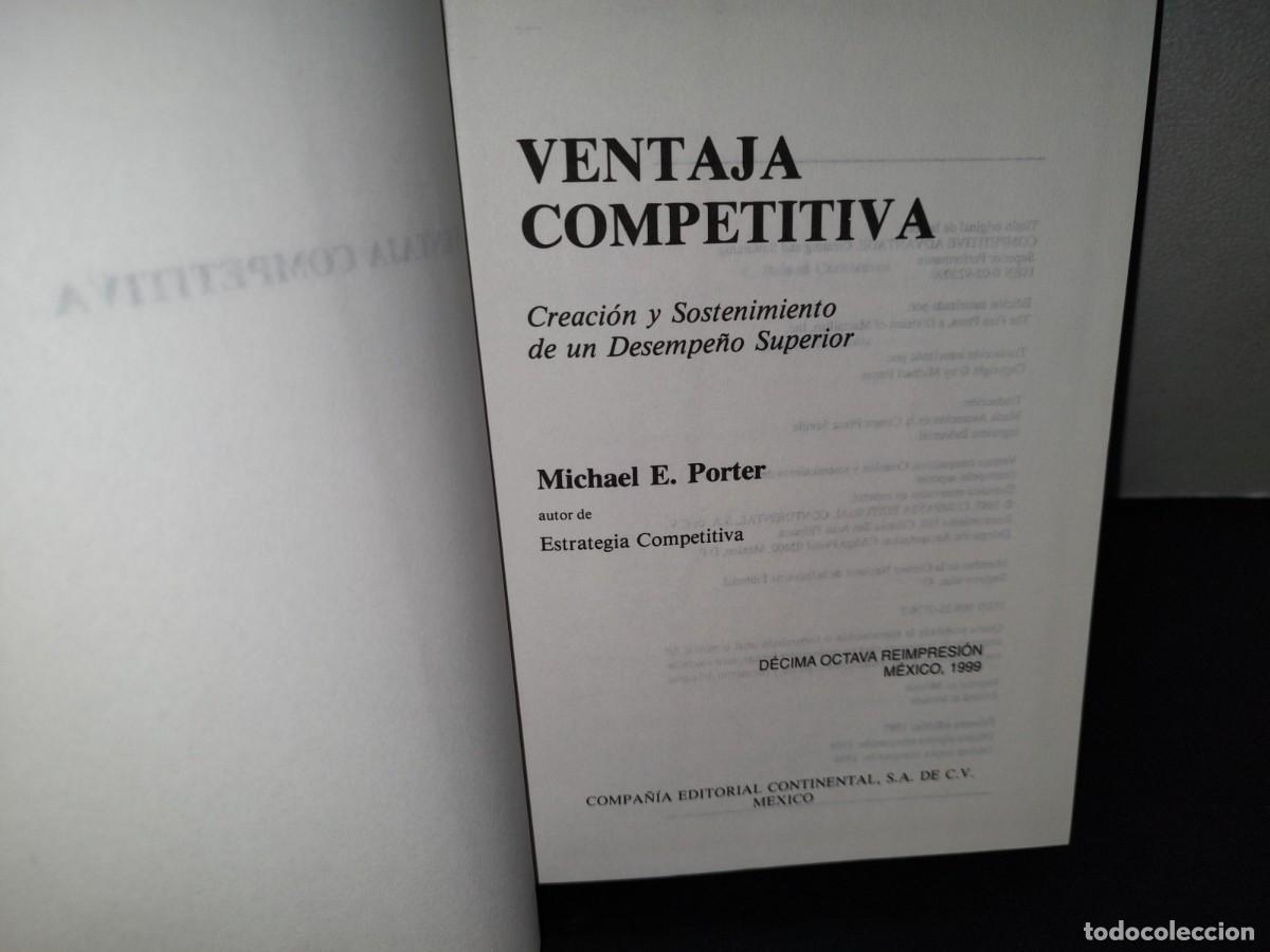 Libros de segunda mano: 46- VENTAJA COMPETITIVA - MICHAEL E. PORTER - Foto 4