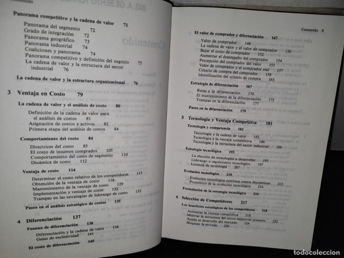 Libros de segunda mano: 46- VENTAJA COMPETITIVA - MICHAEL E. PORTER - Foto 6