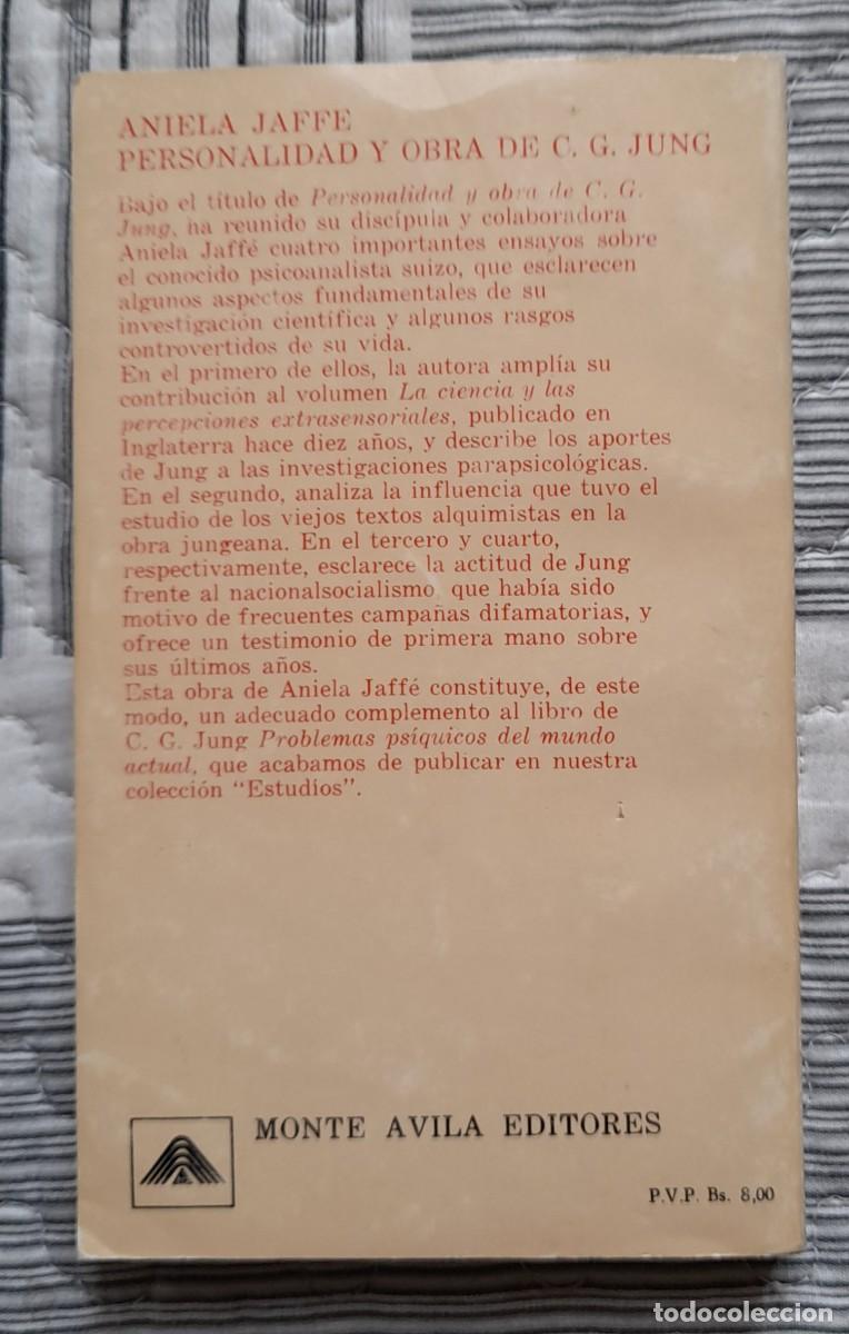 Libros de segunda mano: Personalidad y obra de C. G. Jung - Foto 2