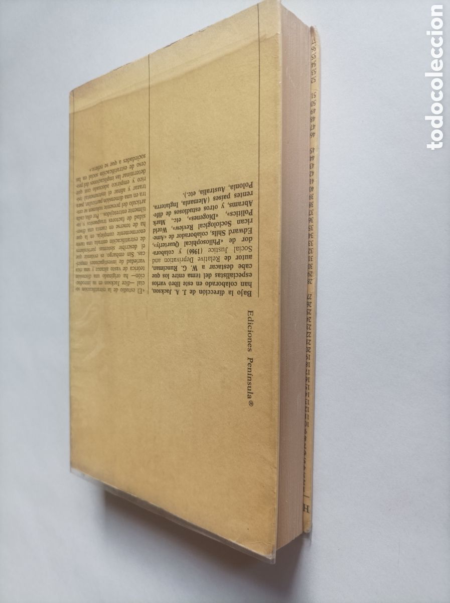Libros de segunda mano: Estratificaci&oacute;n social / Jackson, J. A., E. Shild, M. Abrams y Otros. - Foto 6