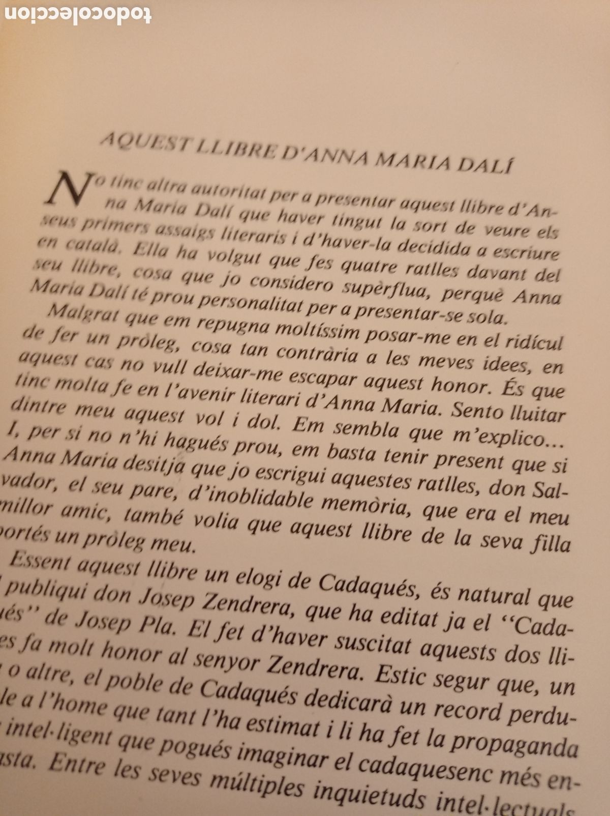 Libros de segunda mano: Tot lany a Cadaqu&eacute;s - Foto 4