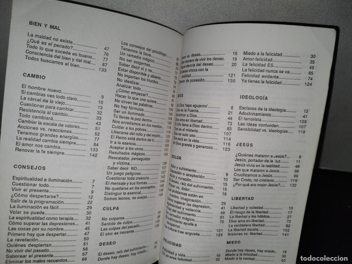 Libros de segunda mano: 47- AUTOLIBERACI&Oacute;N INTERIOR - ANTHONY DE MELLO - Foto 6