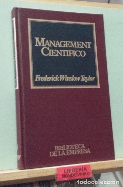 Libros de segunda mano: Management cient&iacute;fico. Frederick Winslow Taylor - Foto 1