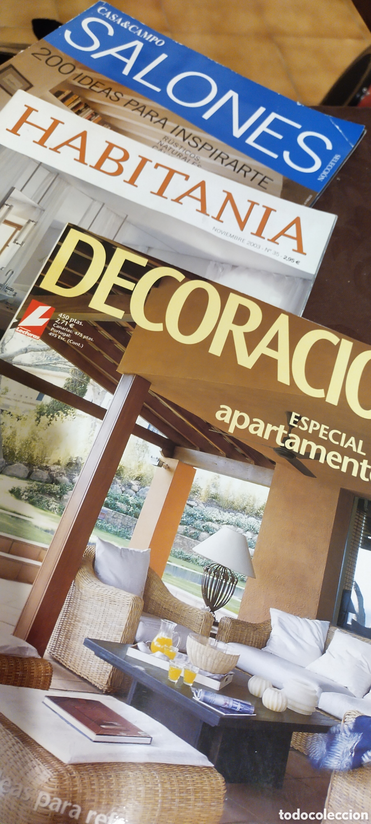 Libros de segunda mano: Decoraci&oacute;n salones habitaman&iacute;a revista de decoraci&oacute;n suites