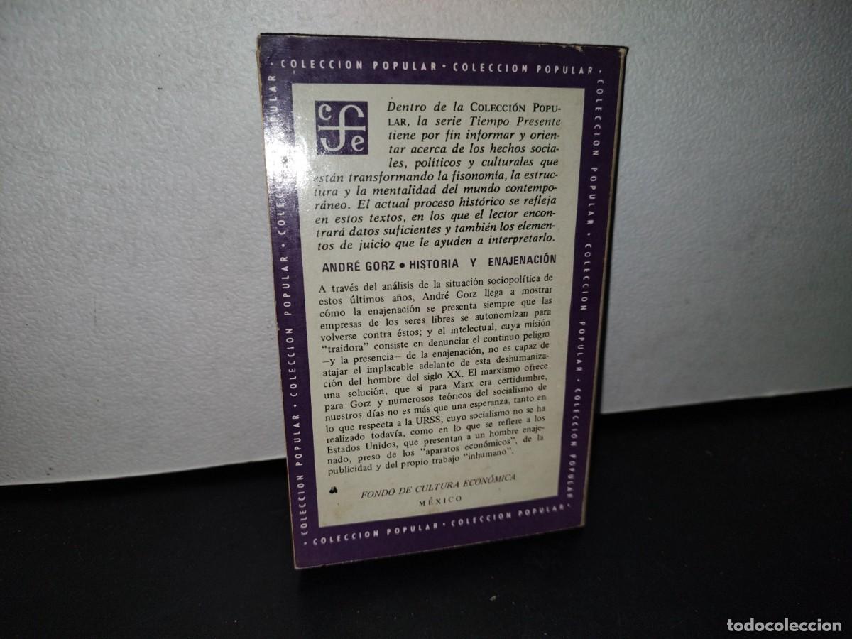 Libros de segunda mano: 47- HISTORIA Y ENAJENACI&Oacute;N - ANDR&Eacute; GORZ - 1978 - Foto 3