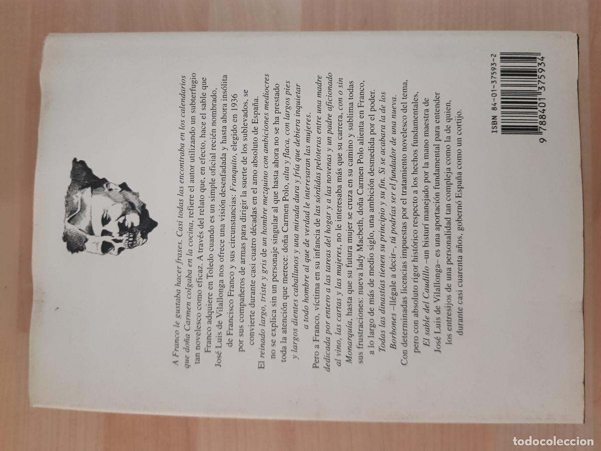 Libros de segunda mano: El sable del caudillo - Jos&eacute; Luis de Vilallonga - Foto 4