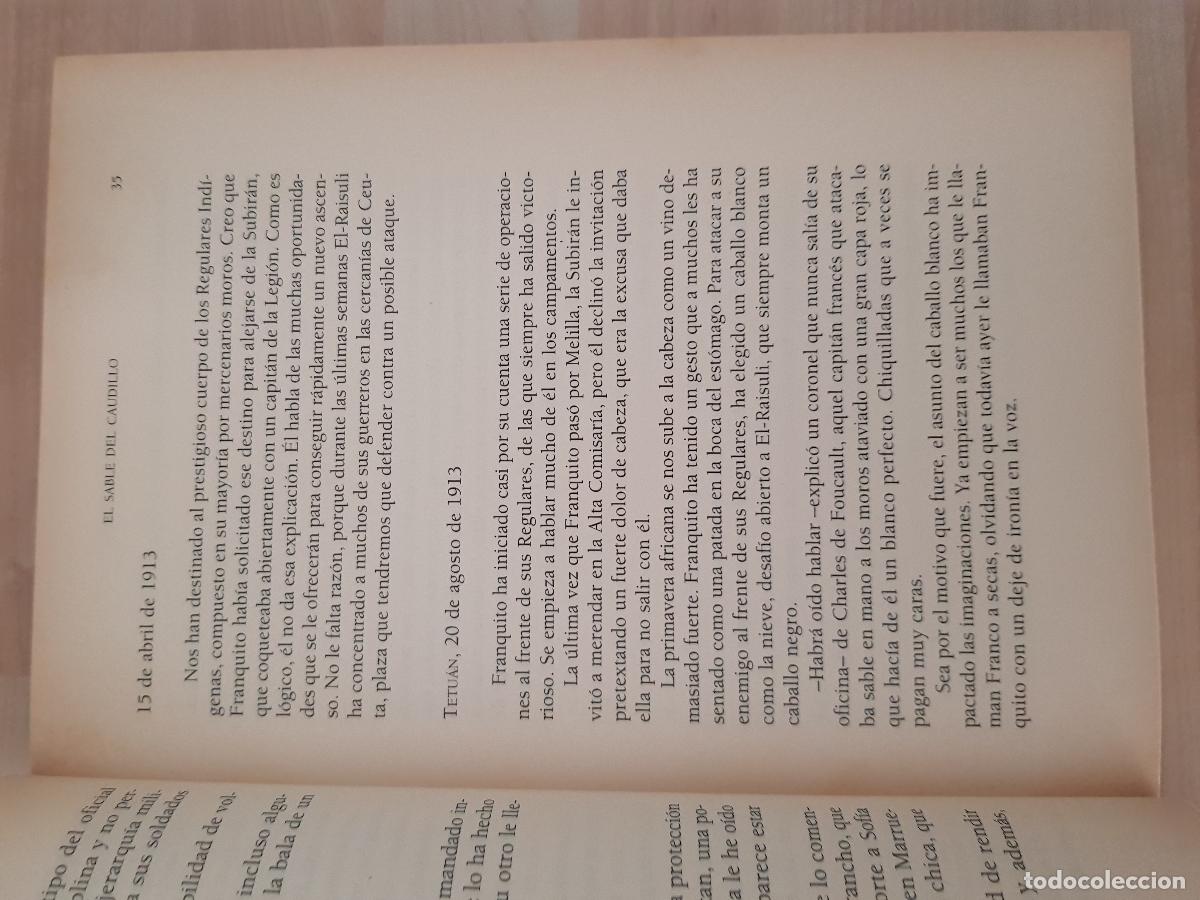 Libros de segunda mano: El sable del caudillo - Jos&eacute; Luis de Vilallonga - Foto 5