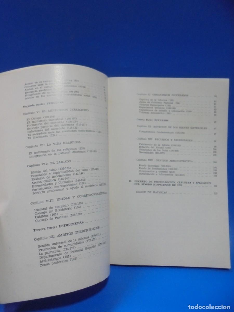 Libros de segunda mano: SINODO HISPALENSE DE 1973. PAGS: 119. - Foto 3