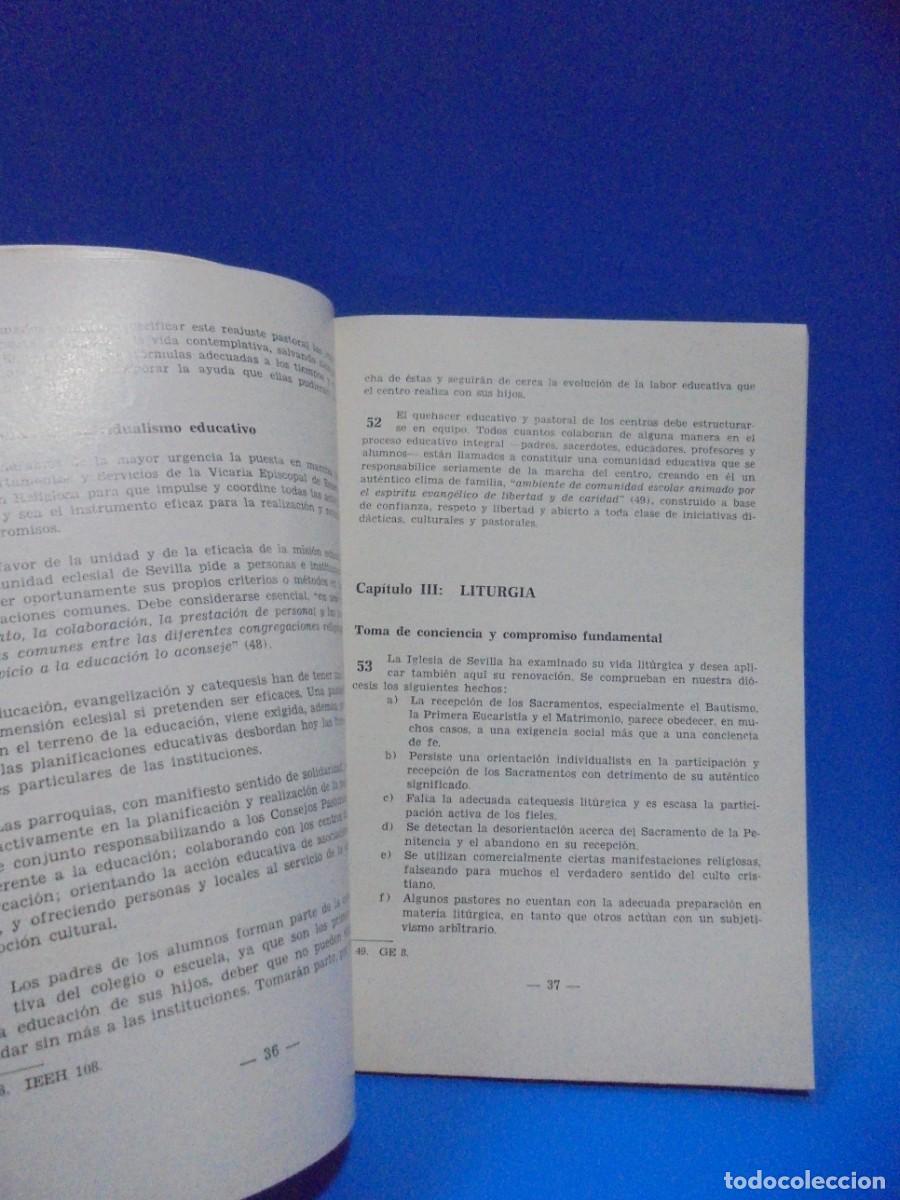 Libros de segunda mano: SINODO HISPALENSE DE 1973. PAGS: 119. - Foto 4