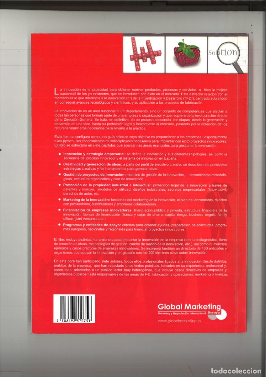 Libros de segunda mano: COMO GESTIONAR LA INNOVACION. Miguel de Bas Sotelo - Foto 2