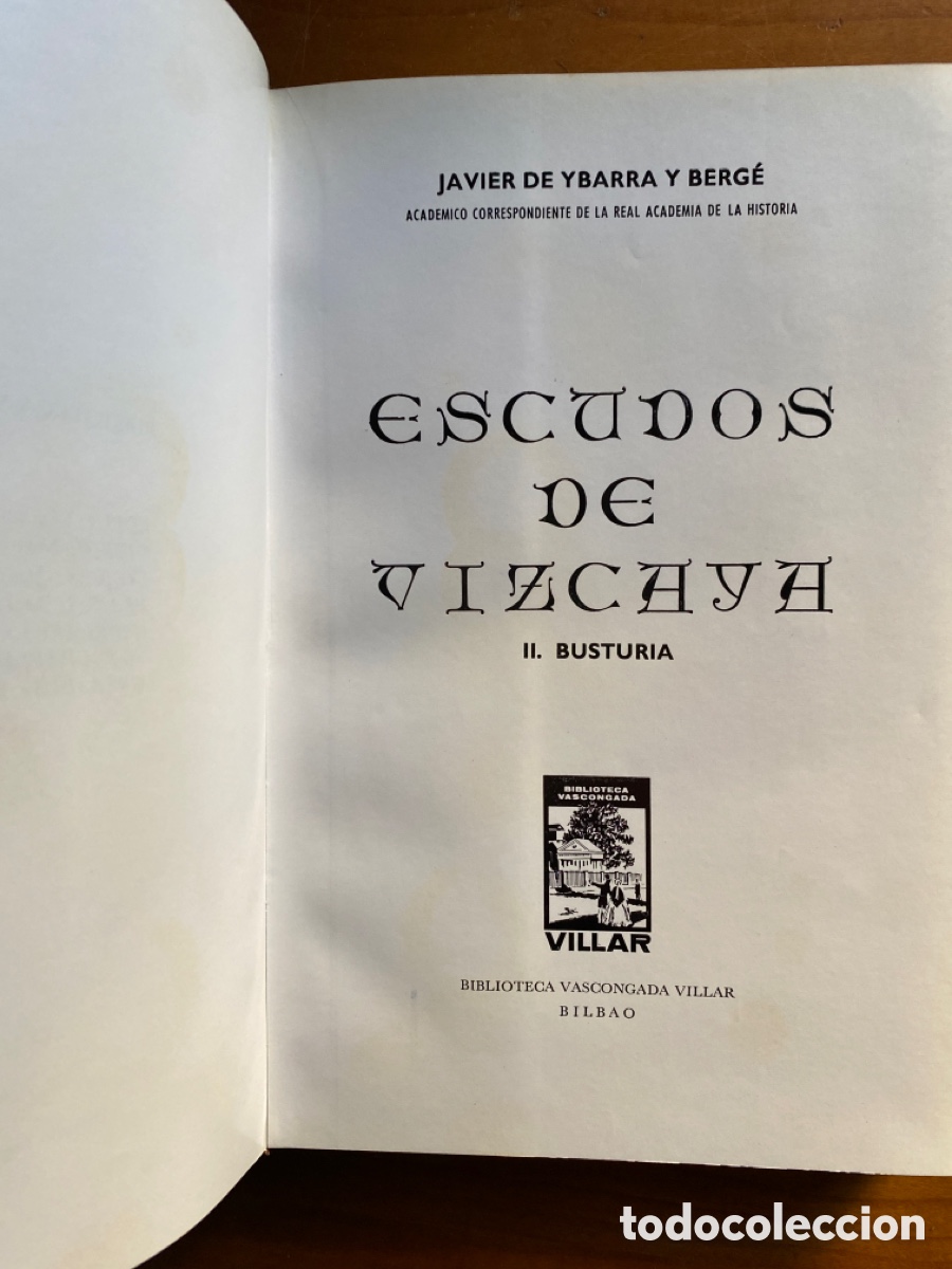 Libros de segunda mano: Escudos de Vizcaya. Busturia - Foto 2