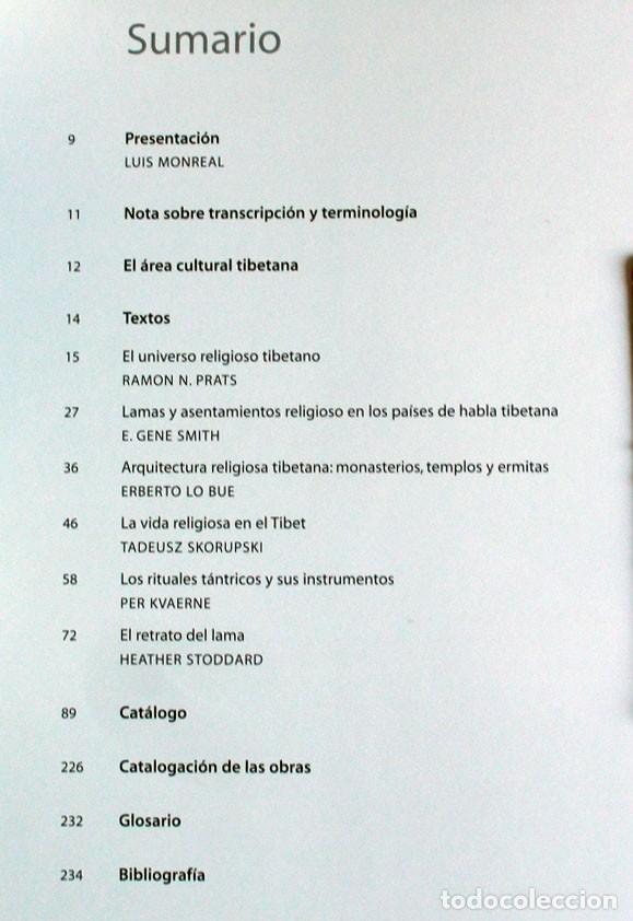 Libros de segunda mano: Monasterios y lamas del Tibet. cat&aacute;logo exposici&oacute;n Madrid 2000 - Foto 3