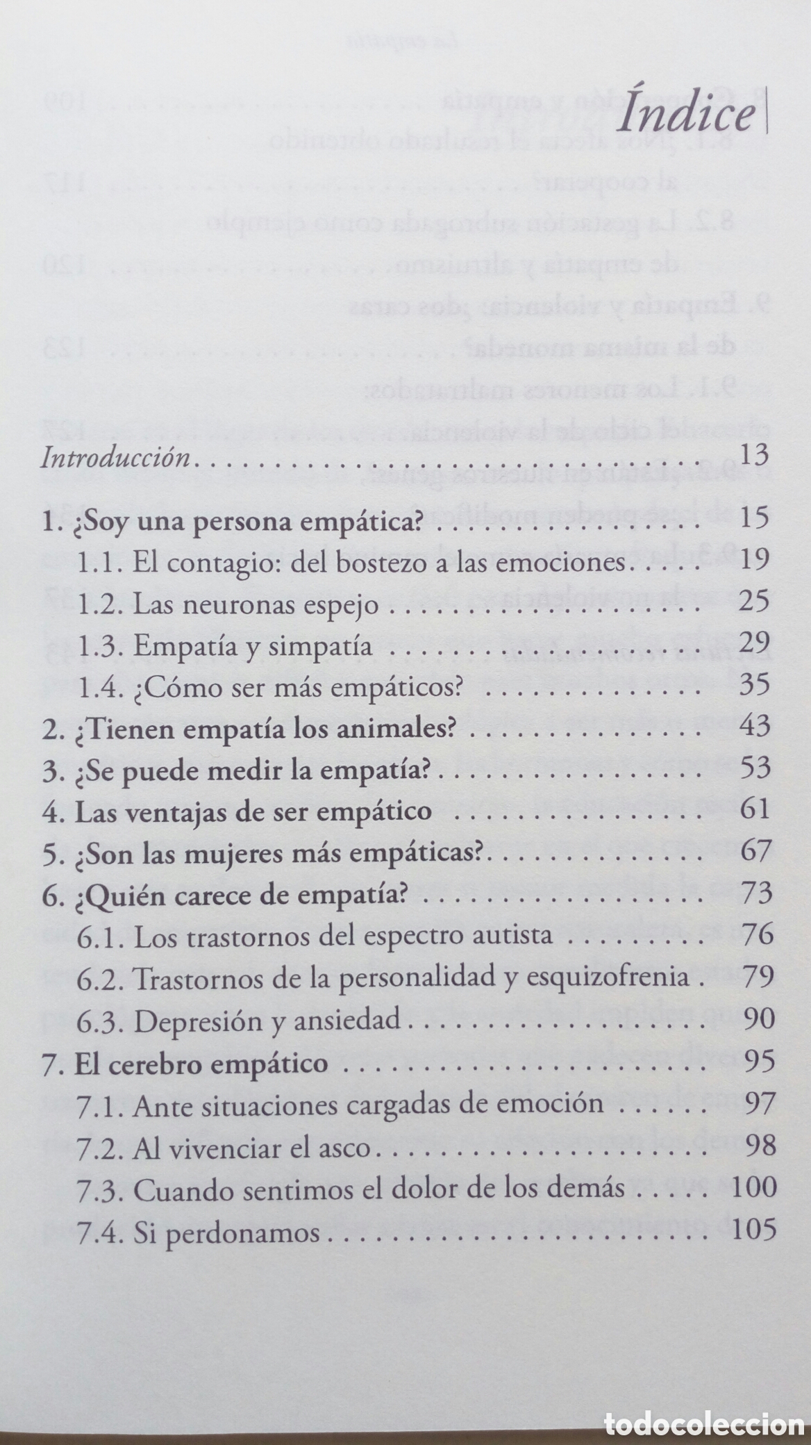 Libros de segunda mano: La empat&iacute;a. Luis Moya Albiol. - Foto 4