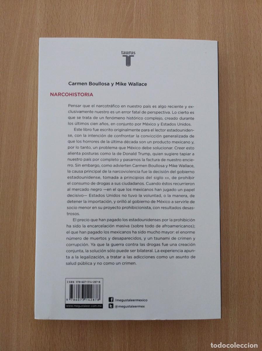 Libros de segunda mano: NARCOHISTORIA. Carmen Boullosa / Mike Wallace - Foto 7
