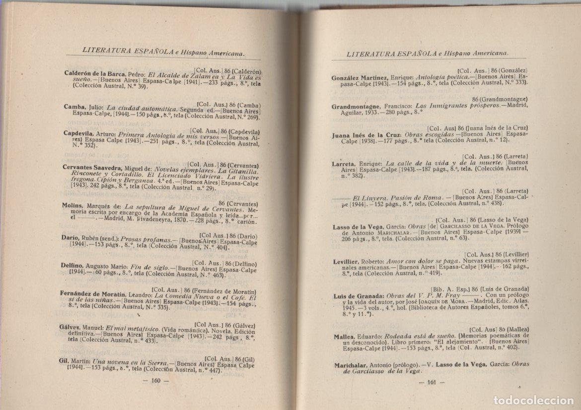 Libros de segunda mano: INSTITUTO NACIONAL DE PREVISION. MADRID. CATALOGO DE LA BIBLIOTECA 1947 - Foto 2