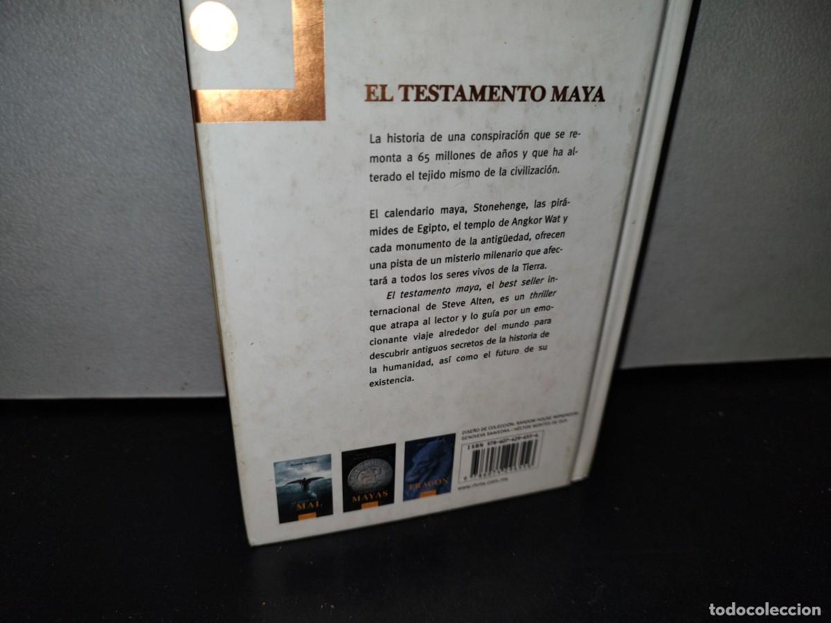 Libros de segunda mano: 48- EL TESTAMENTO MAYA - STEVE ALTEN - Foto 3