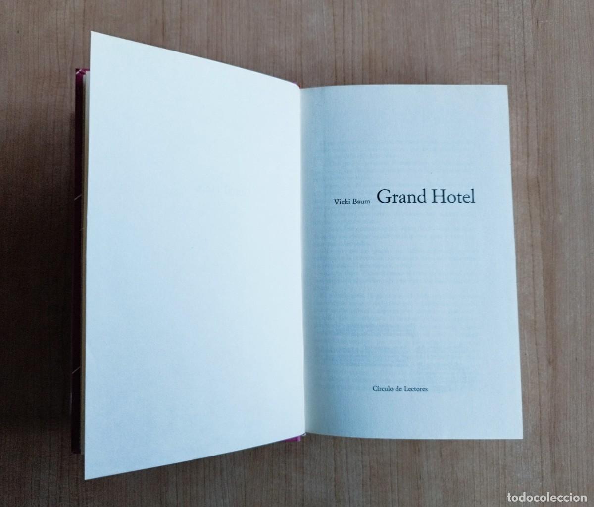 Libros de segunda mano: GRAND HOTEL, VICK BAUM, EDIT CIRCULO DE LECTORES, 1972 &hellip; L6146 - Foto 2