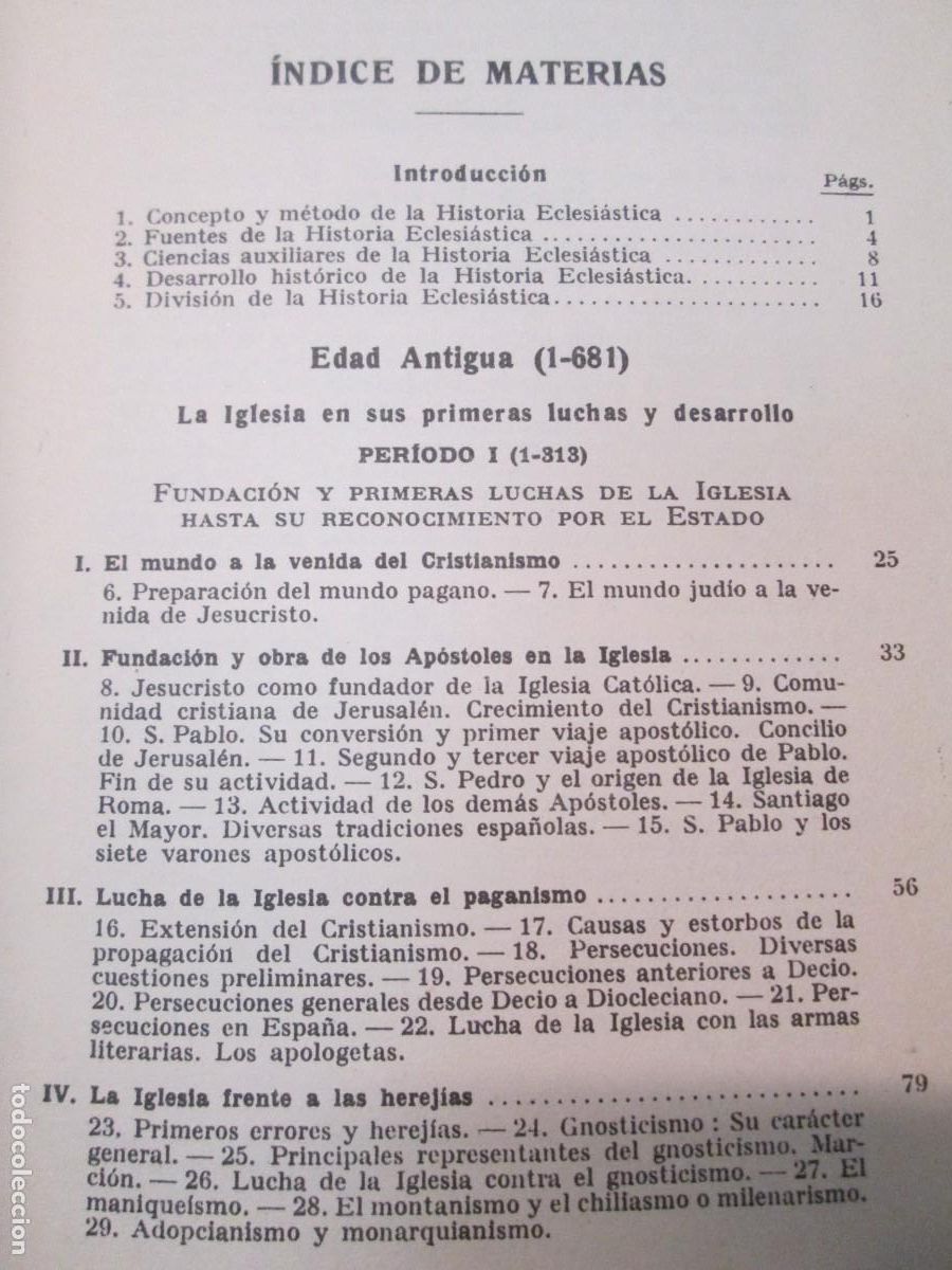 Libros de segunda mano: MANUAL DE HISTORIA ECLESIASTICA. BERNARDINO LLORCA. EDITORIAL LABOR. 1946 - Foto 6