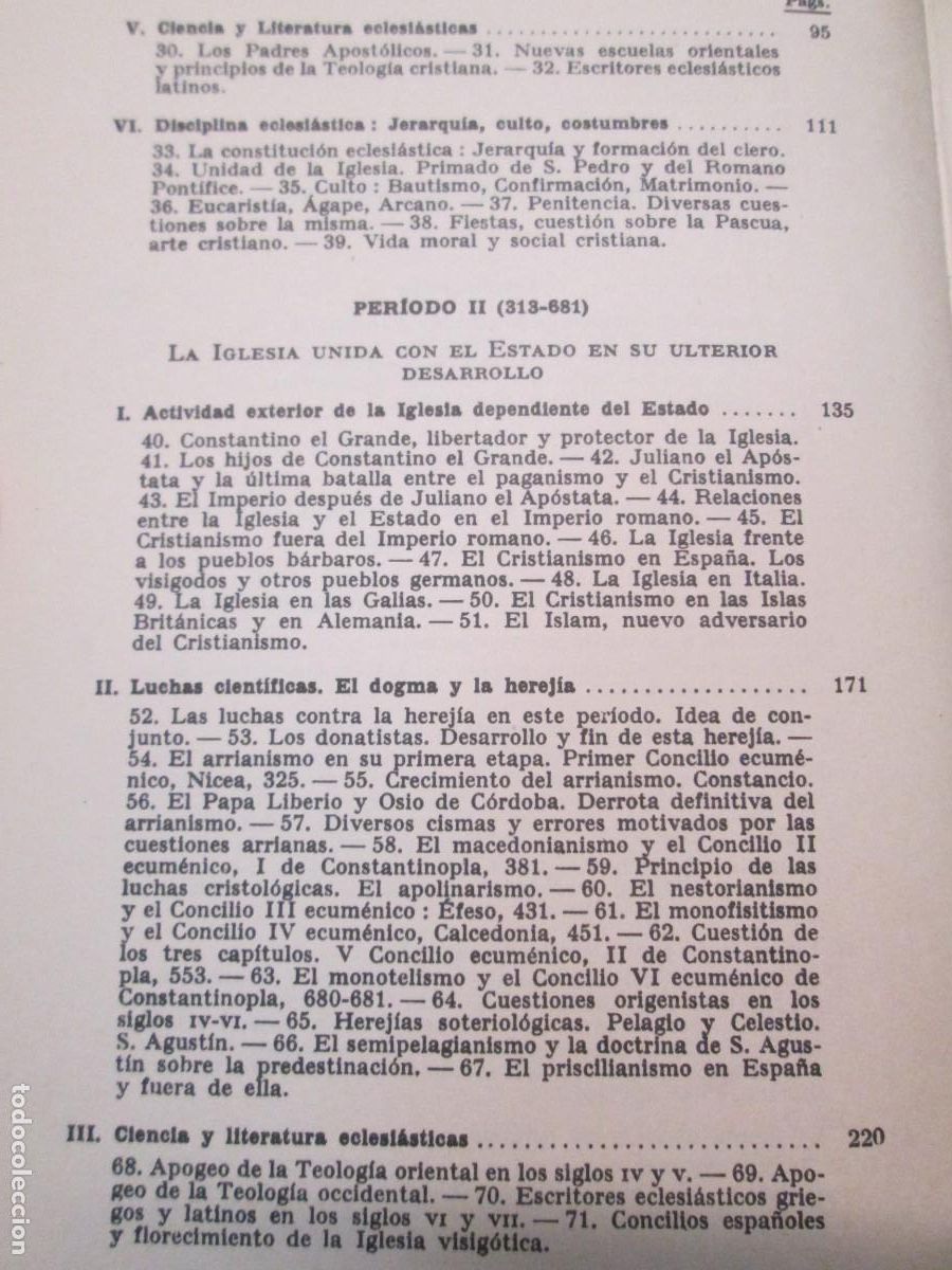 Libros de segunda mano: MANUAL DE HISTORIA ECLESIASTICA. BERNARDINO LLORCA. EDITORIAL LABOR. 1946 - Foto 7