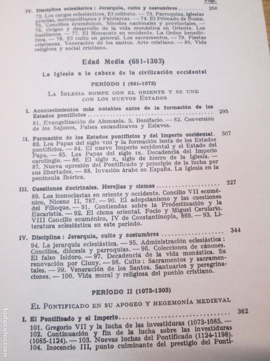 Libros de segunda mano: MANUAL DE HISTORIA ECLESIASTICA. BERNARDINO LLORCA. EDITORIAL LABOR. 1946 - Foto 8