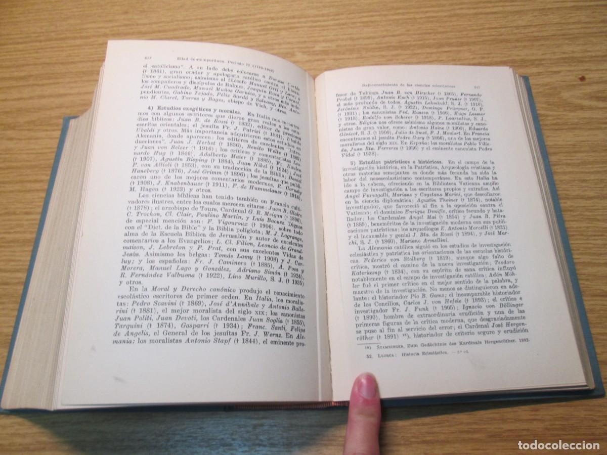 Libros de segunda mano: MANUAL DE HISTORIA ECLESIASTICA. BERNARDINO LLORCA. EDITORIAL LABOR. 1946 - Foto 16