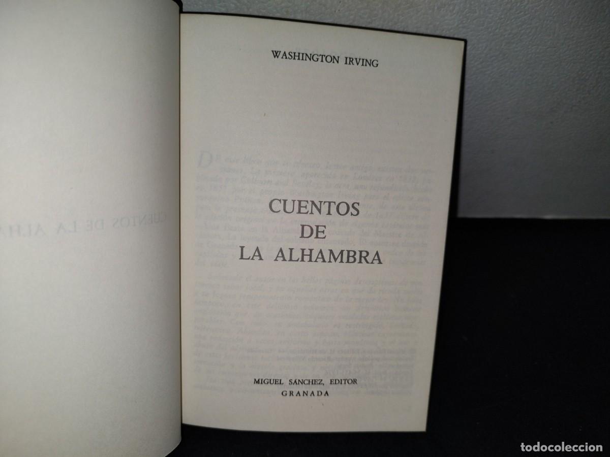 Libros de segunda mano: 48- CUENTOS DE LA ALHAMBRA - WASHINGTON IRVING - Foto 4