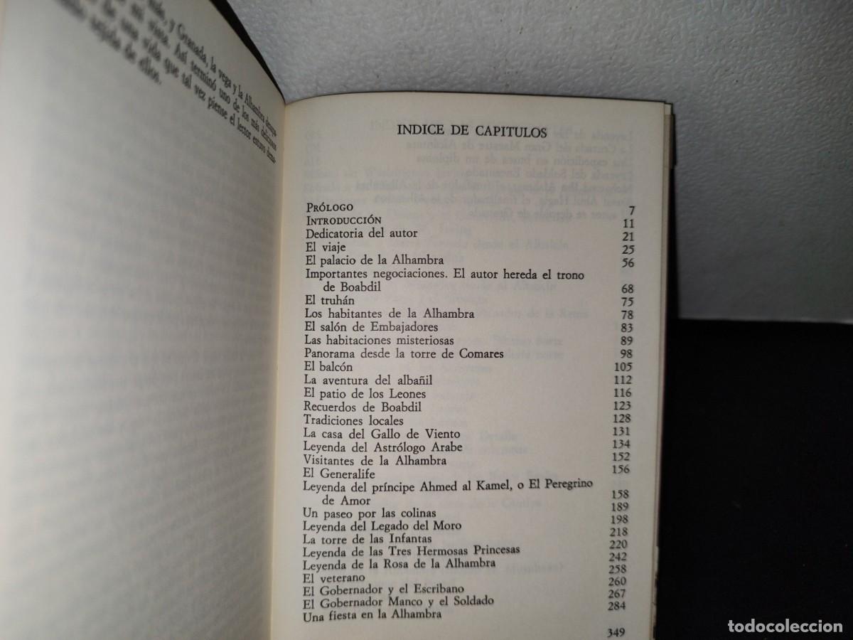 Libros de segunda mano: 48- CUENTOS DE LA ALHAMBRA - WASHINGTON IRVING - Foto 5